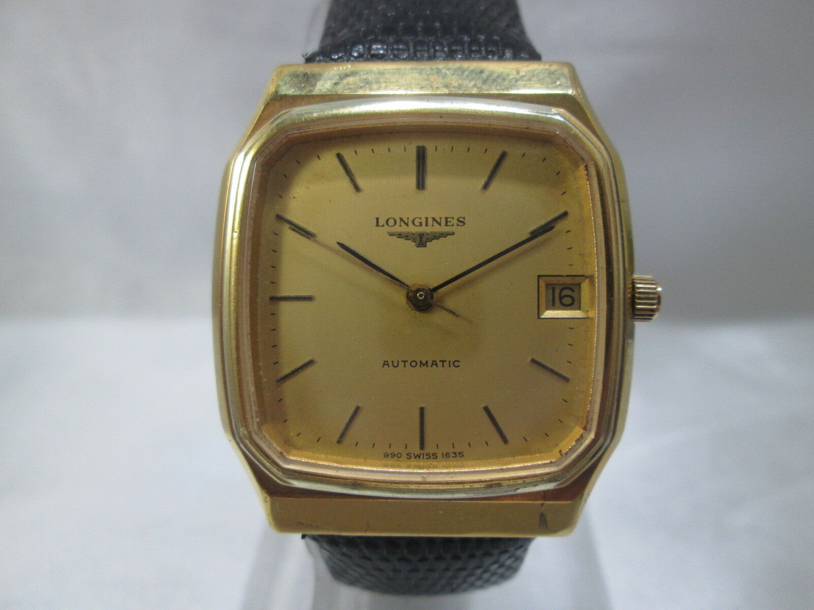 VINTAGE LONGINES L.994.1 DATE GOLDPLATED AUTOMATIC MENS DRESS WATCH WatchCharts Marketplace