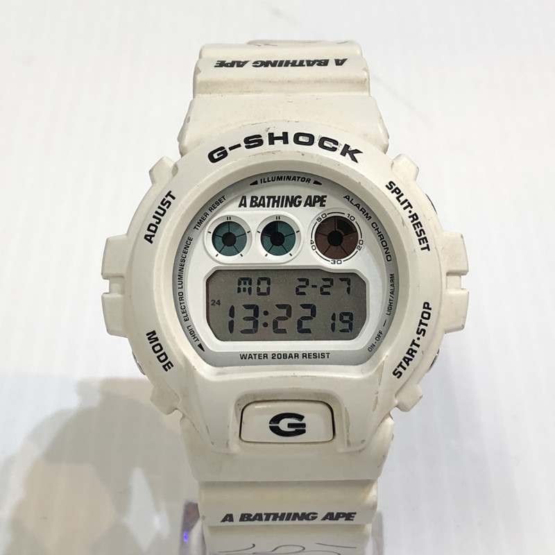 Used] [Men's/Women's] G-SHOCK x A BATHING APE BAPE DW-6900FS Watch