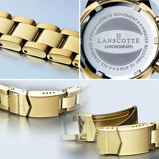 Gold watch lanscotte symbol WatchCharts