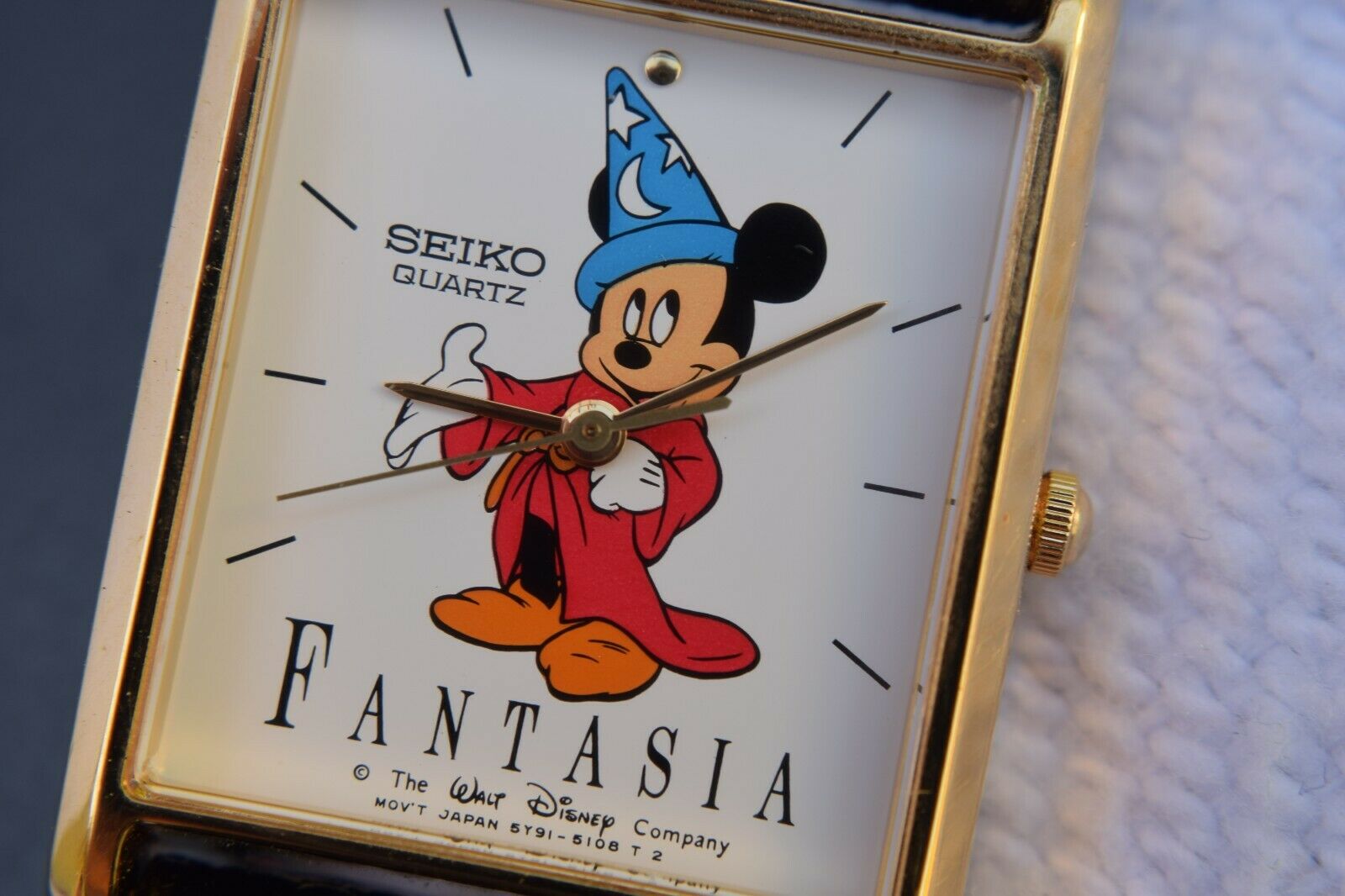 NOS Seiko Disney Fantasia Mickey Sorcerer Watch Full Kit SXZ786