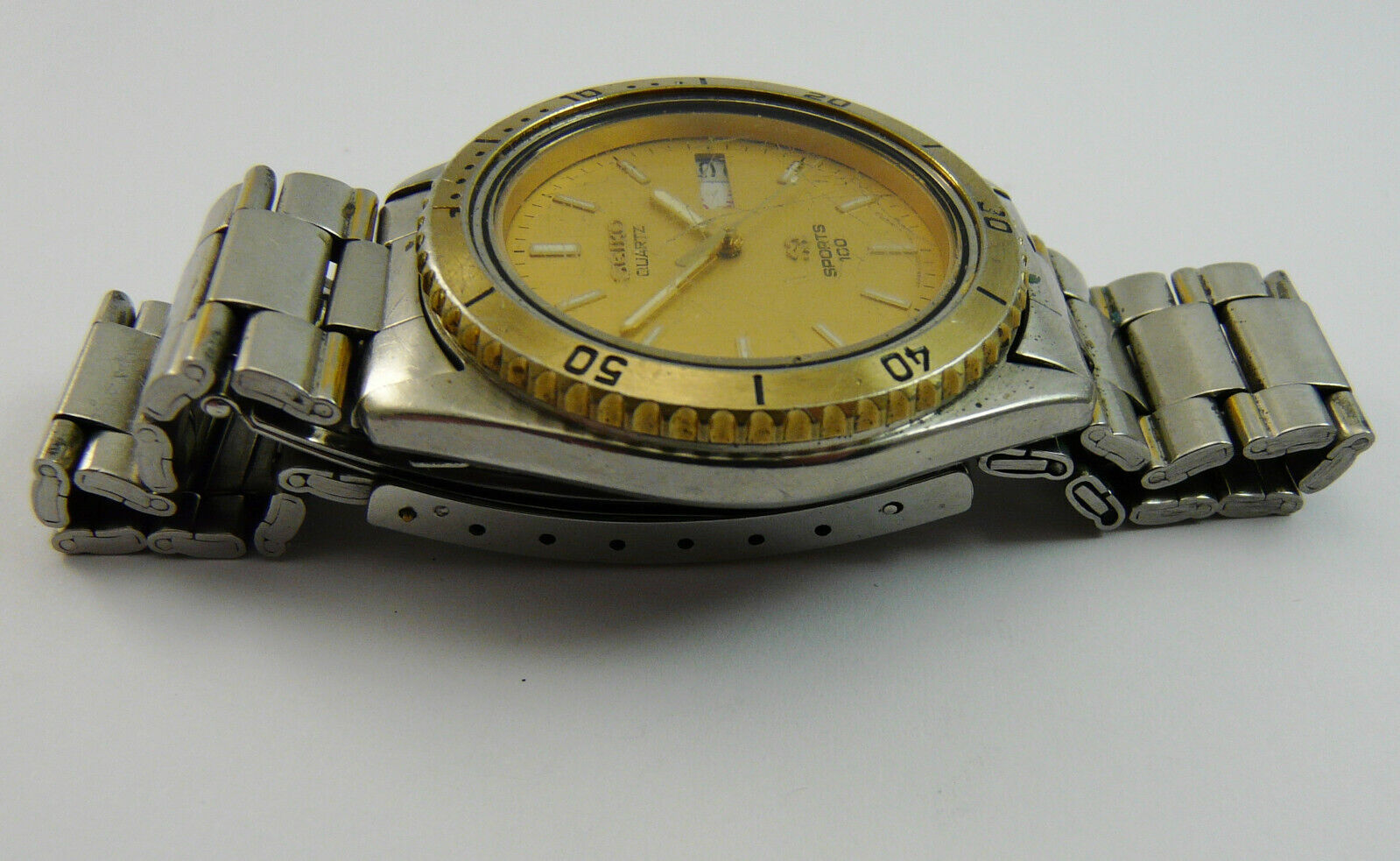 9 START 1983 SEIKO 8123-6090 GENTS QUARTZ DIVERS WRISTWATCH N/W A