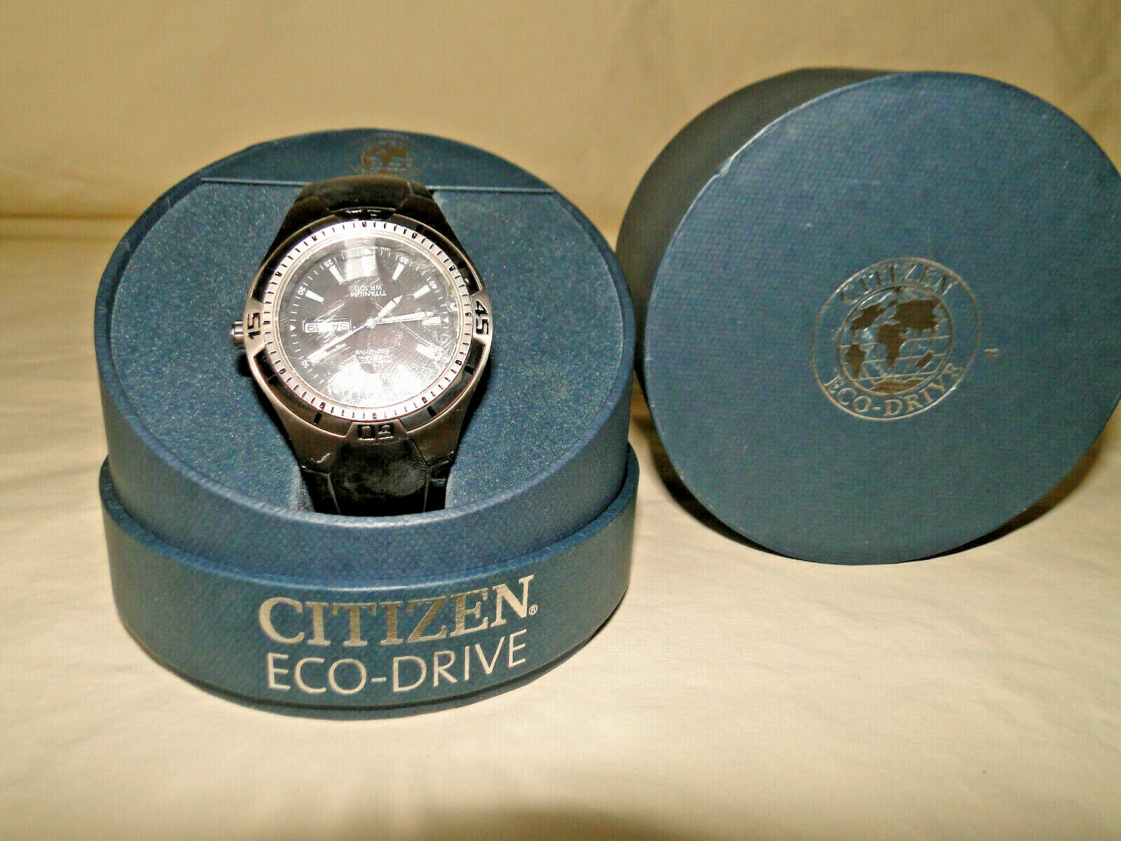 Citizen Titanium Eco Drive Day Date 100M Men´s Watch E101-K004438