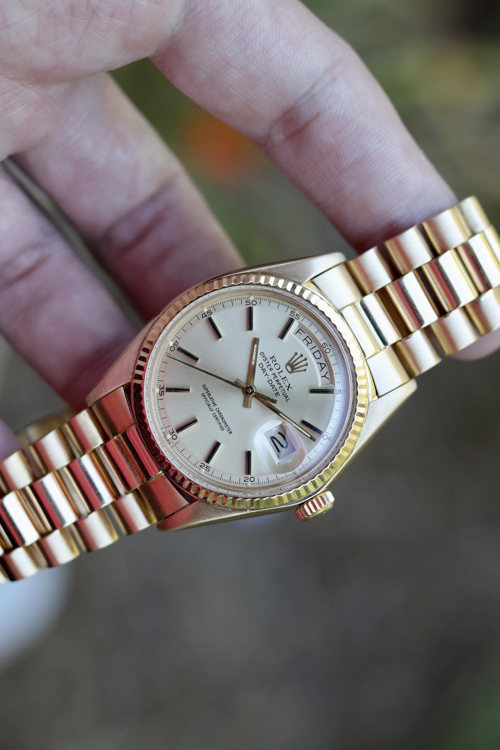 Rolex president clearance 1803