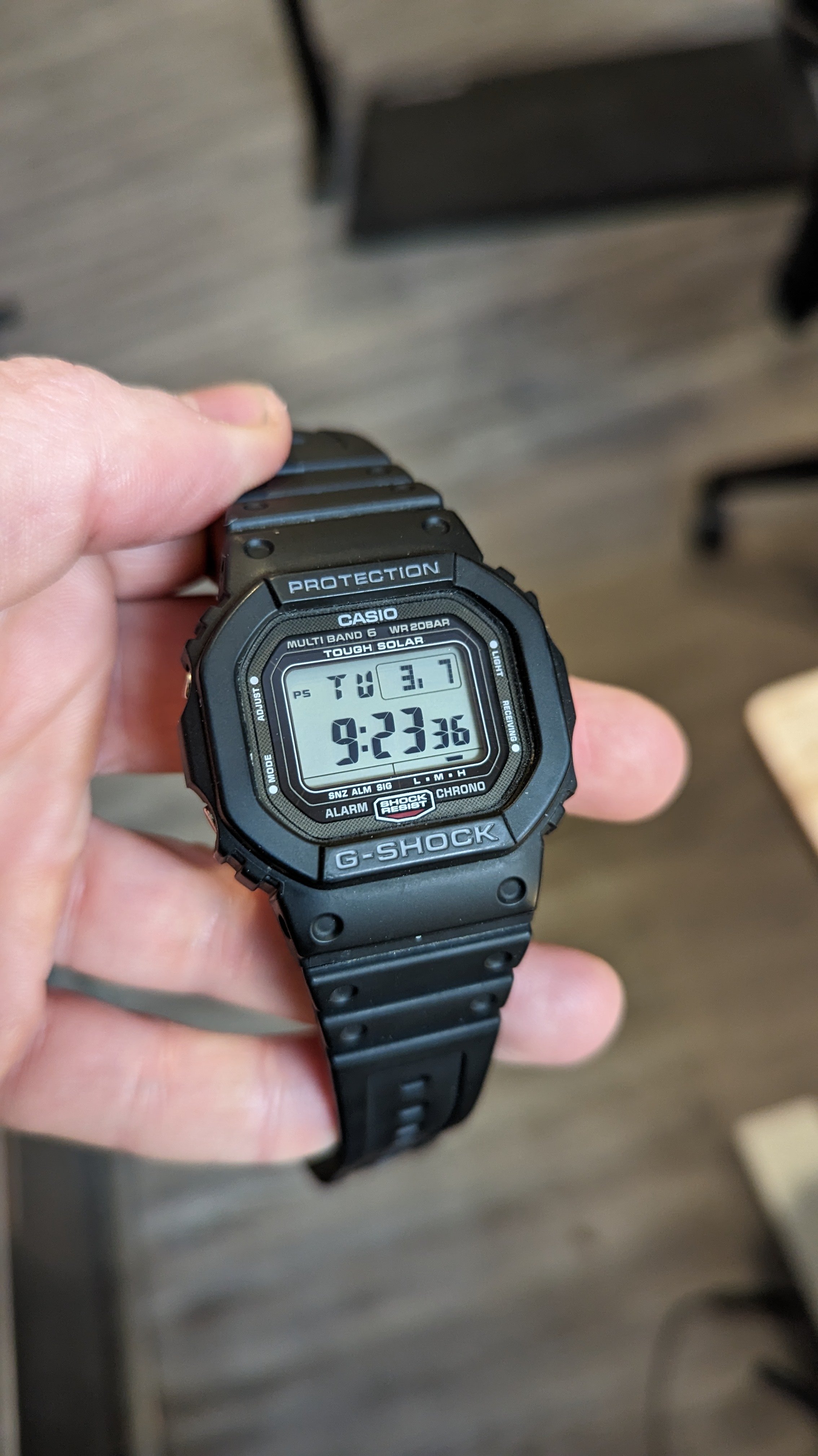 210 USD] Casio G-Shock GW-5000U-1JF - Stainless caseback - Made in