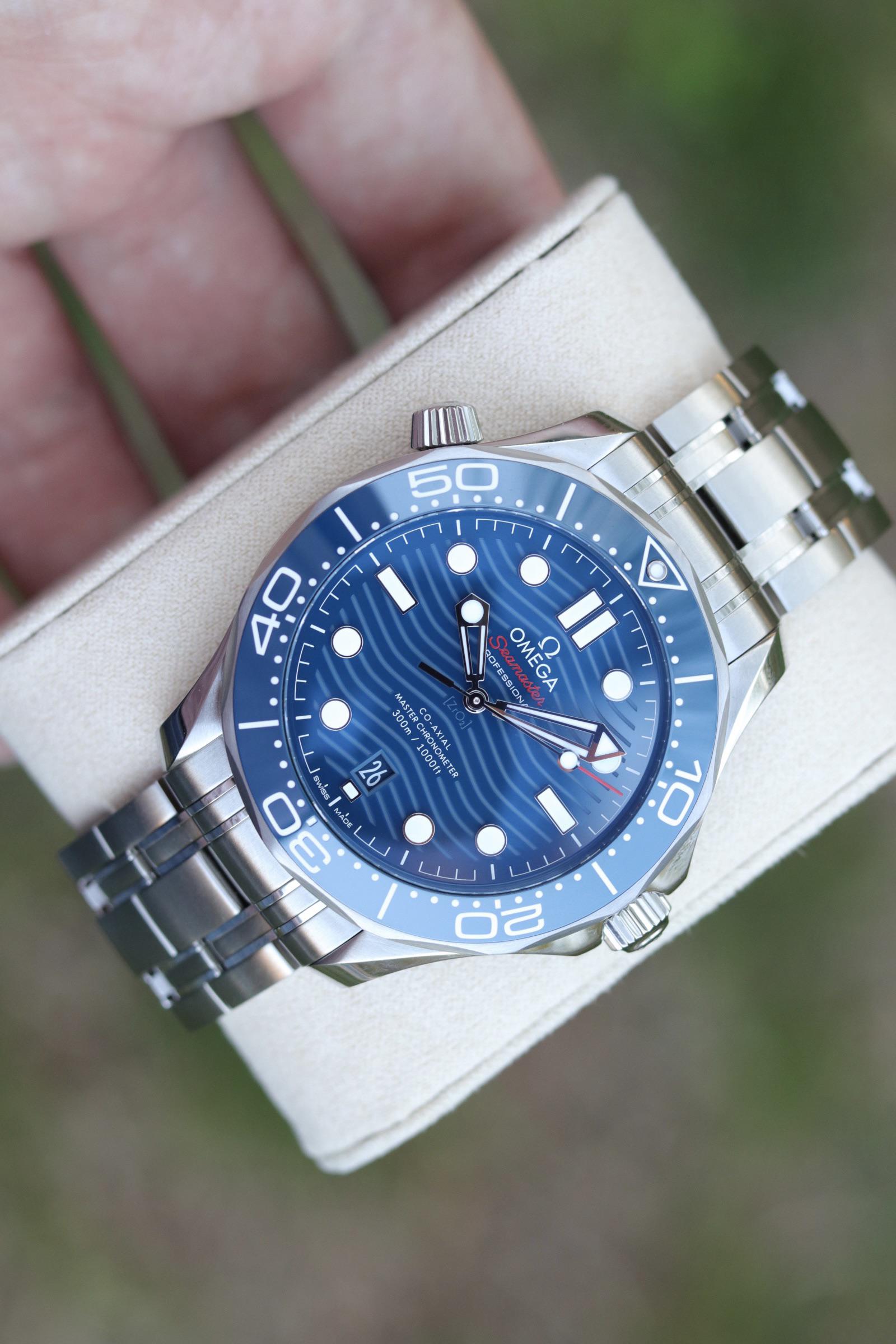 Omega seamaster hotsell ceramic blue