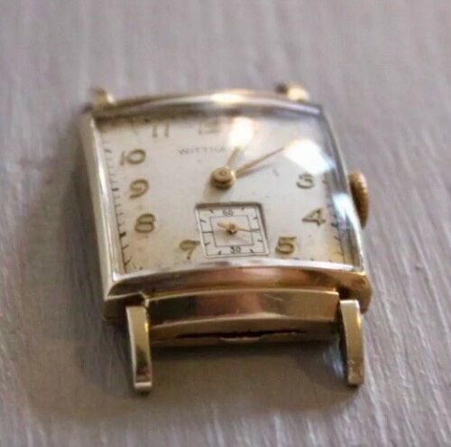 Vintage Swiss Longines Wittnauer 8T Revue 1945 10k Orig. Movement