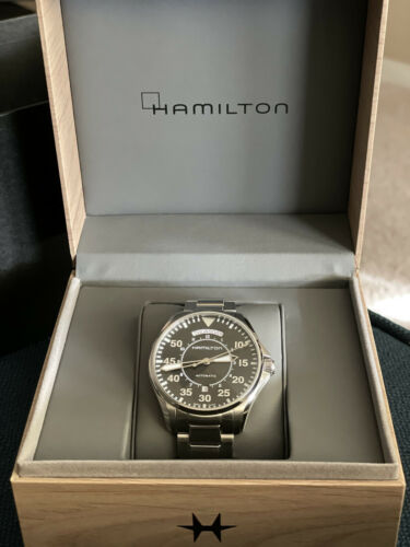 Hamilton Khaki Pilot Day Date Automatic- Interstellar Coop Watch ...