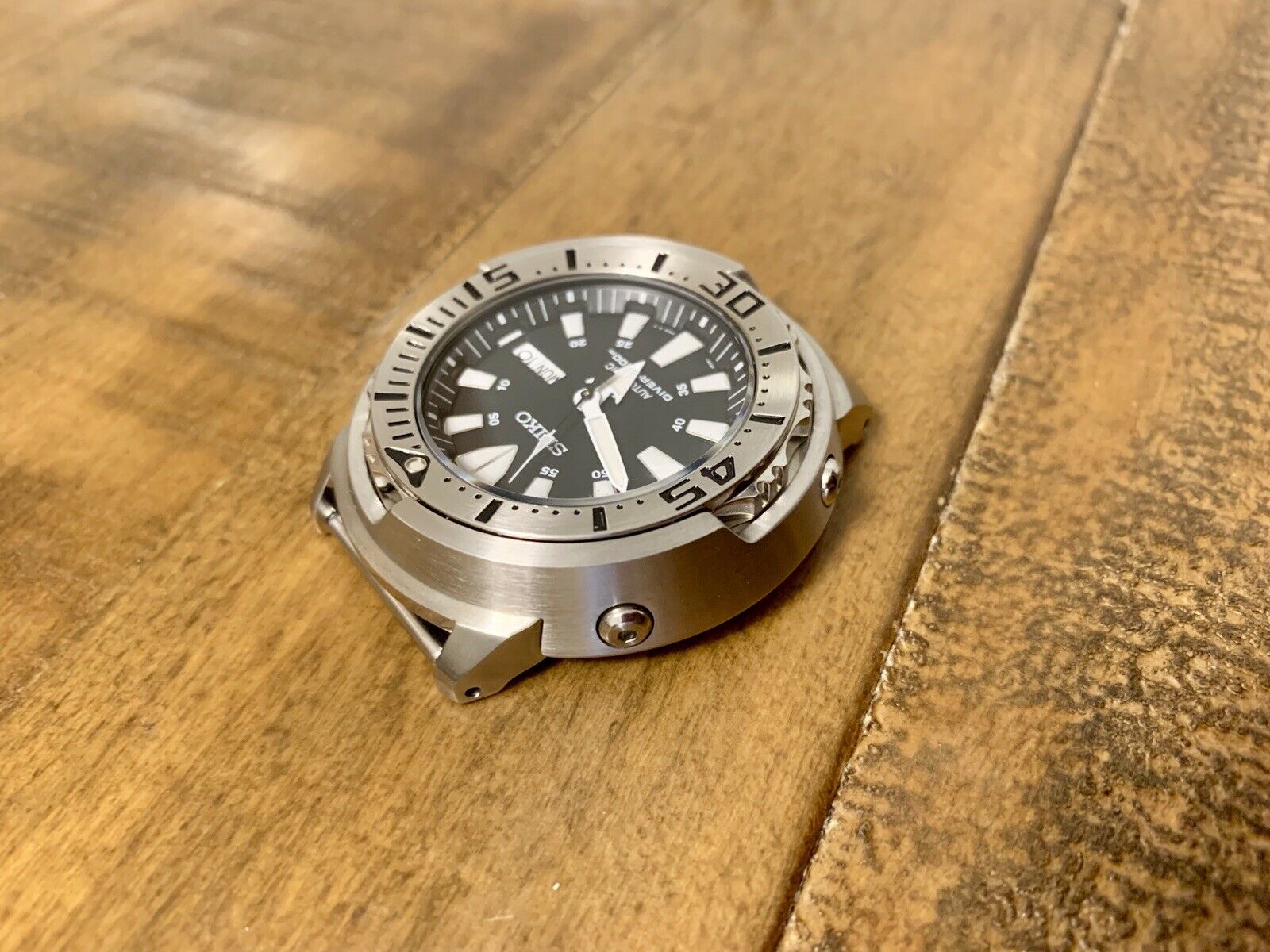 Montre Seiko Baby Tuna SRP637 - Modèle Rare Tout En Acier, Plongeur 200m, Occasion