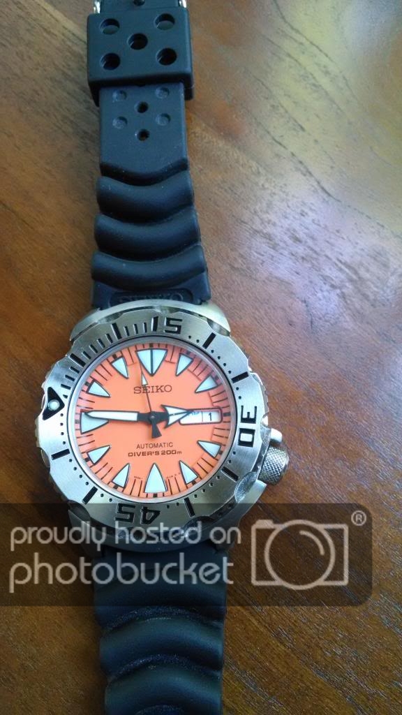 FS: Seiko Orange Monster (2nd Generation) w/ Rubber Strap & OEM Bracelet |  WatchCharts