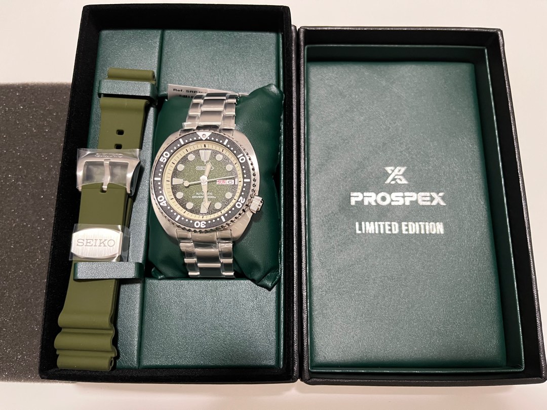 Seiko prospex green turtle limited edition hot sale