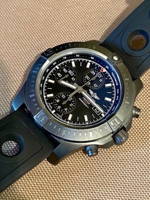 breitling colt blacksteel