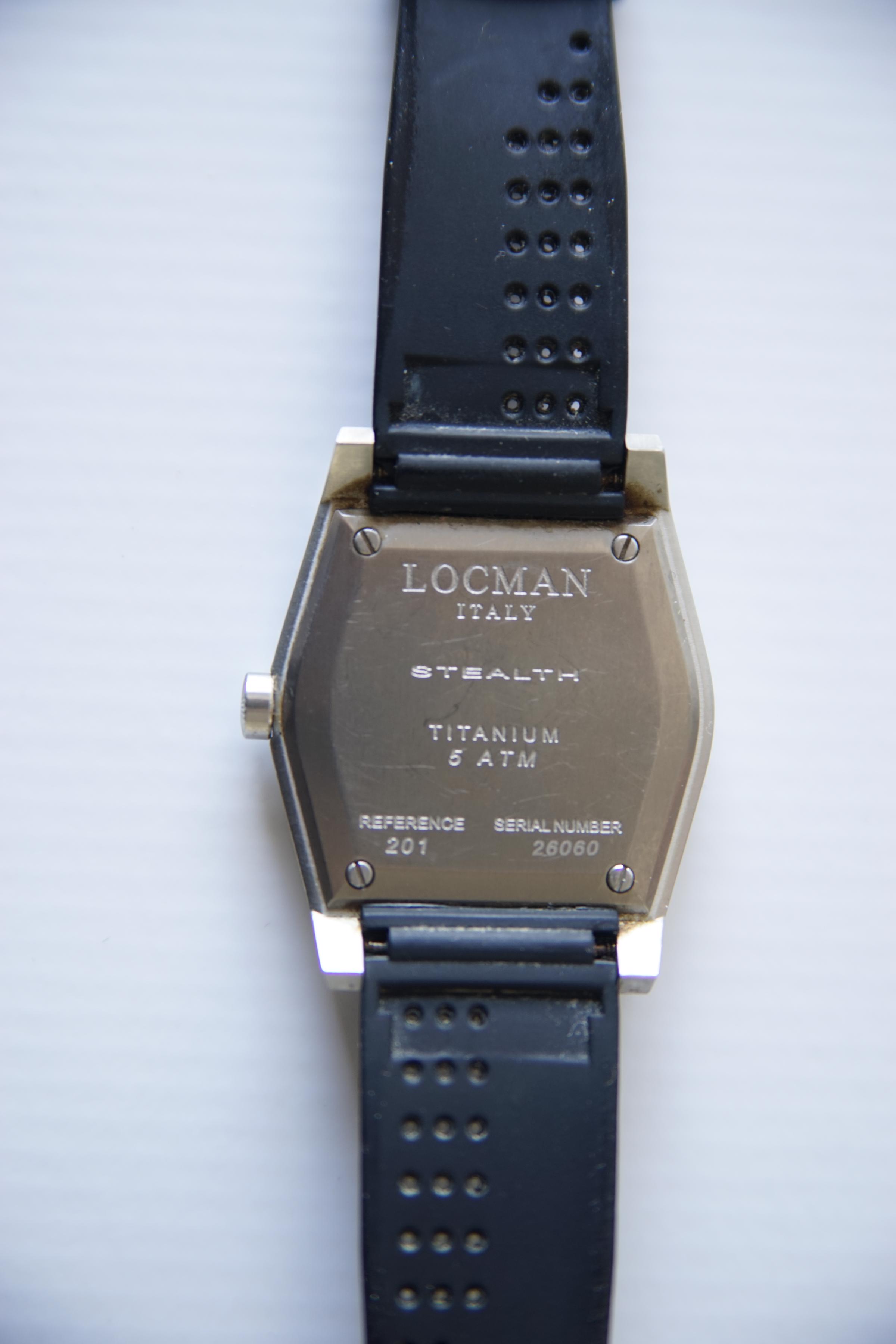 Locman italy stealth titanium 5 atm hotsell