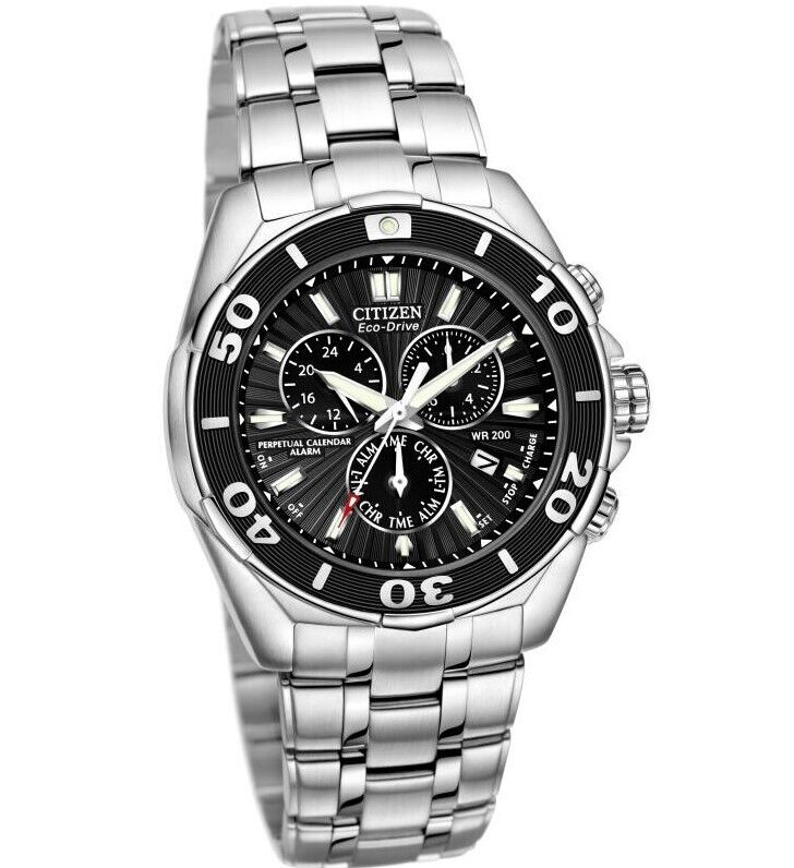 CITIZEN Eco Drive Courageous Perpetual Calendar Chronograph Watch