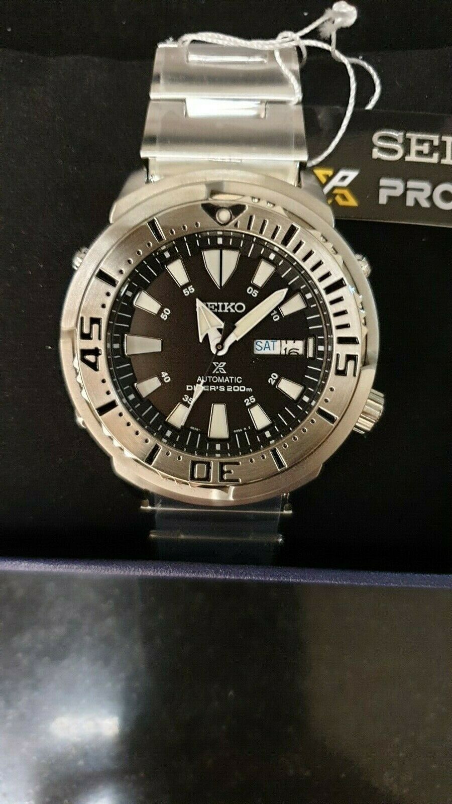 New SEIKO Prospex SRP637K1 Diver's Baby Tuna Monster Silver 4R36