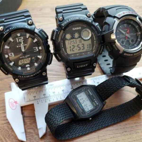 Casio Watch Lot G Shock Tough Solar Vibration Alarm F87w Watchcharts 2329