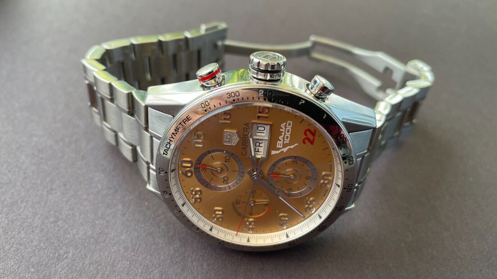 STUNNING TAG HUERE CARRERA BAJA 1000 COMMEMORATIVE (1 OF 400
