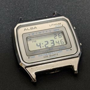 稼働品】SEIKO ALBA アナデジ V041-5050 ヴィンテージ rare Seiko Alba 
