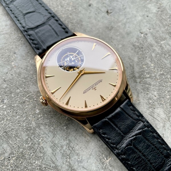 40mm Jaeger LeCoultre Master Ultra Thin Tourbillon Rose Gold