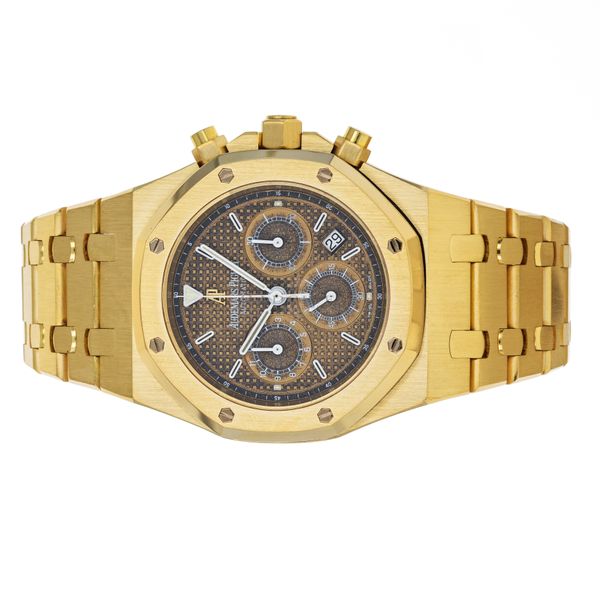 FS- Audemars Piguet 25960 D AP ROC Royal Oak Chronograph 18kt Gold ...