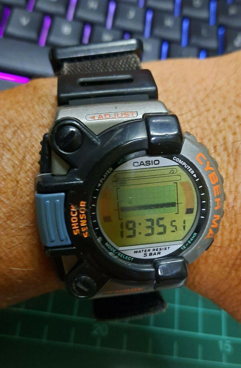 Ultra Rare CASIO CYBER MAX JG-300 Punch and kick measurement