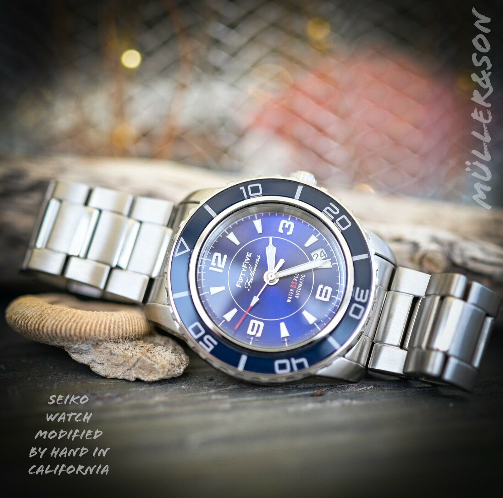 Seiko fifty shop five fathoms blue