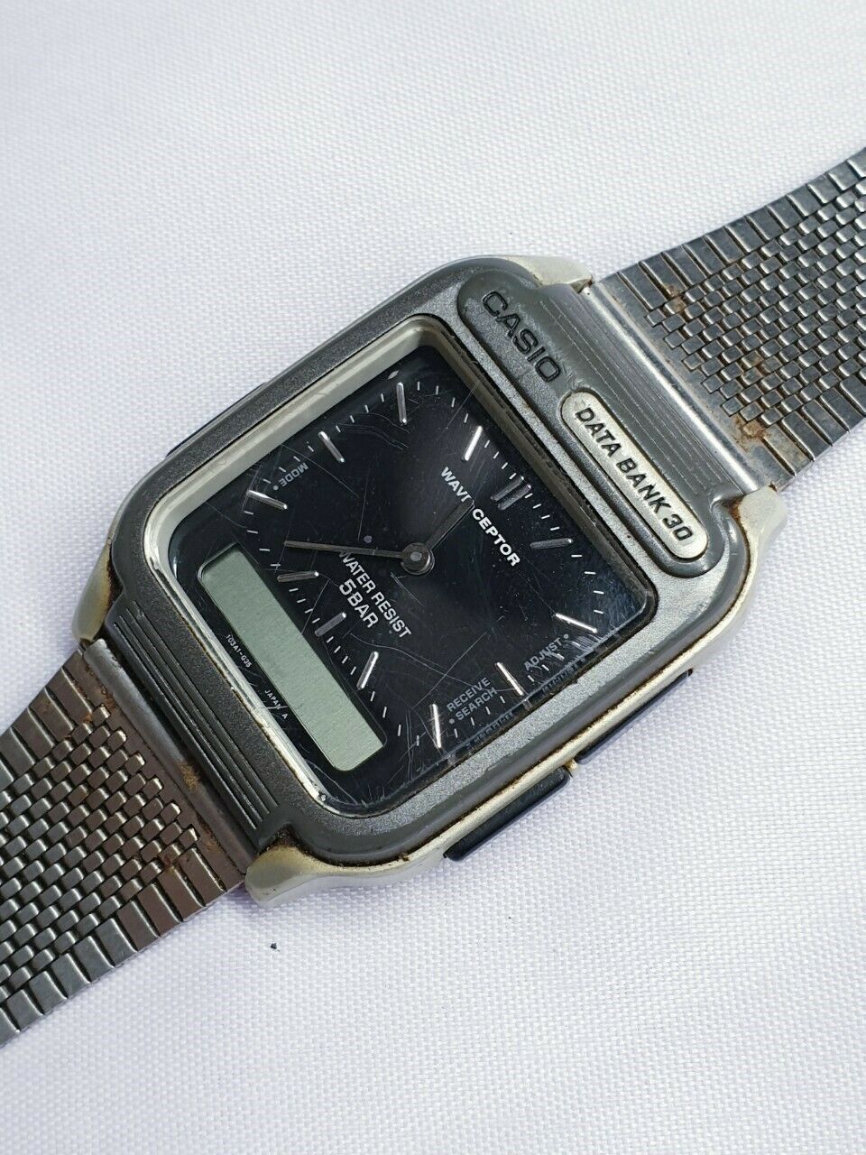 Vtg Casio Data Bank 30 Ana-Digi 2317 FKT-101 Japan Digital