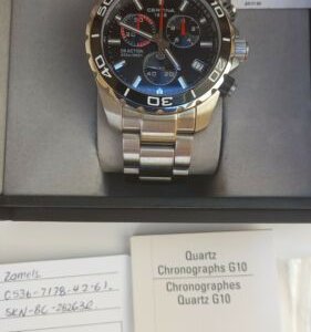 Certina Quartz Chronograph G10 New in Original Box.Unwanted gift. WatchCharts Marketplace