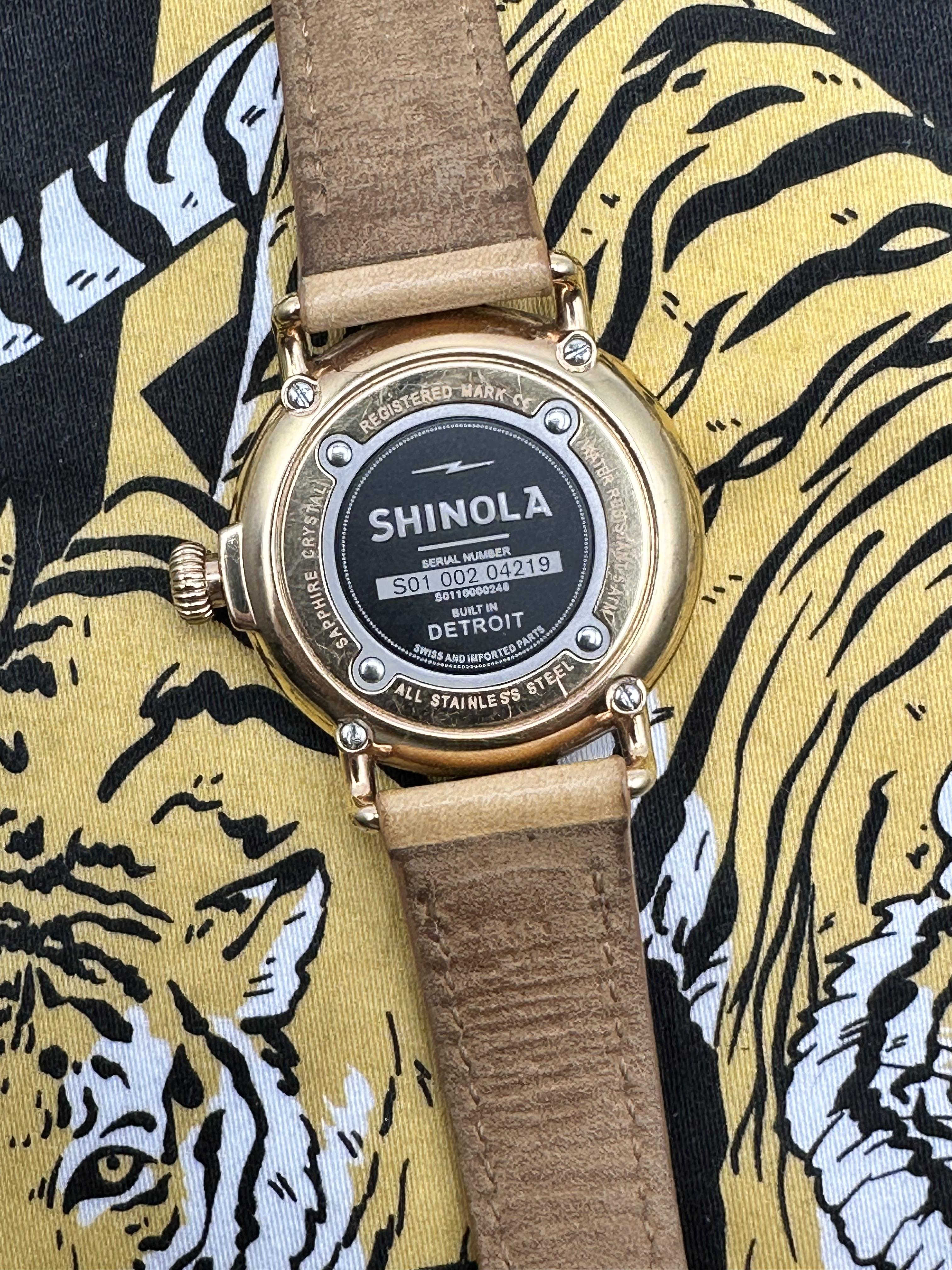 Shinola petoskey stone deals watch ebay