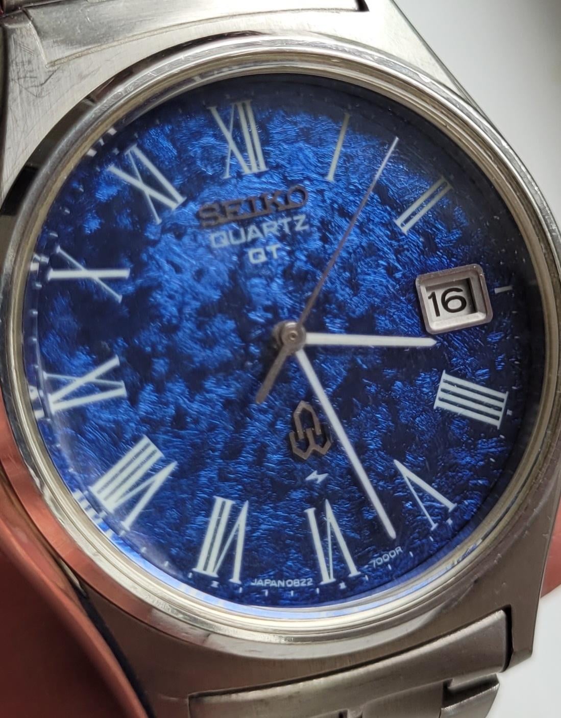 WTS] 1974 Seiko Quartz QT 0822-7000 Snow Blizzard dial with
