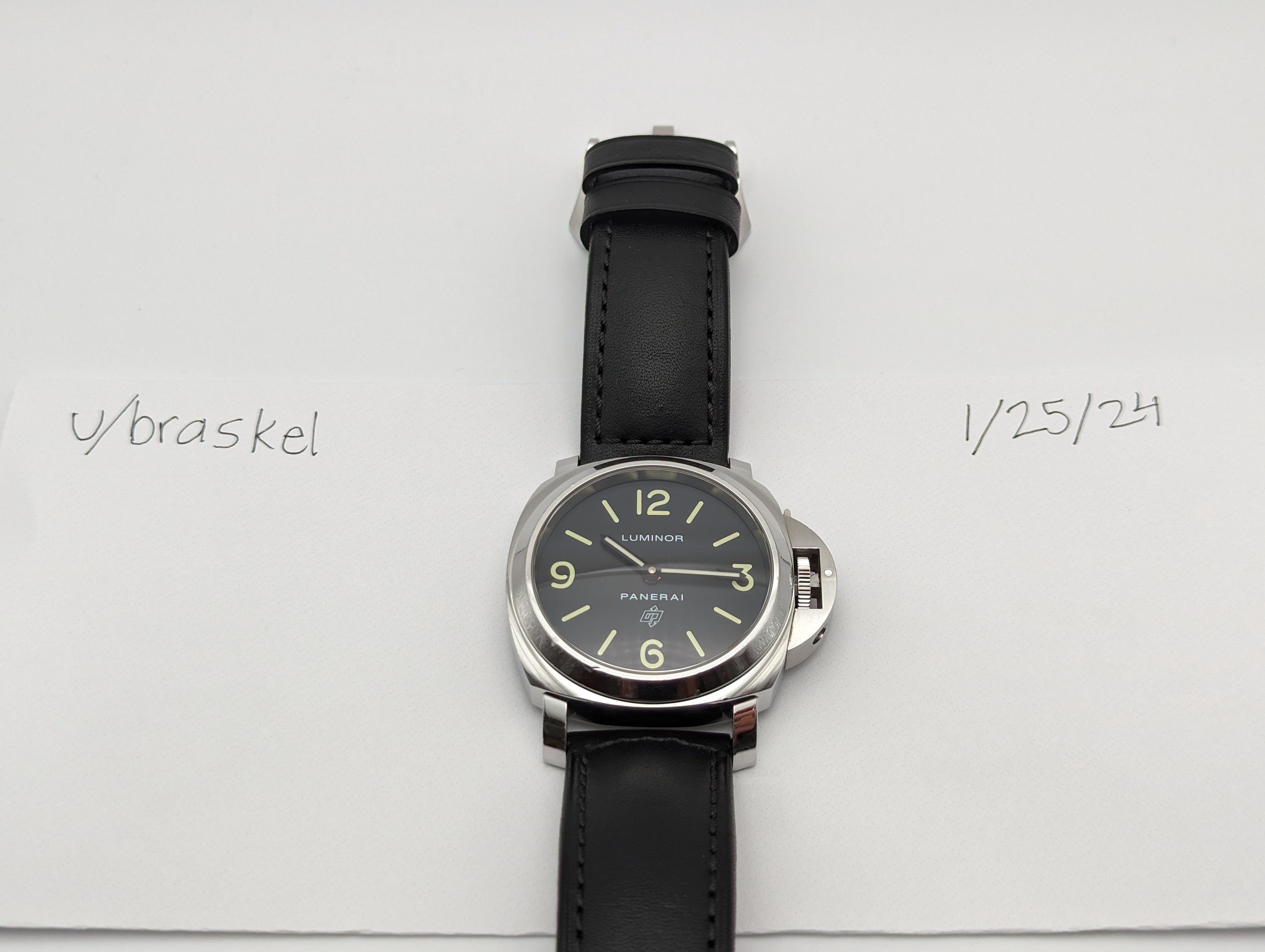 WTS Panerai Luminor Base Logo Ref. PAM01000 Full Set Priced