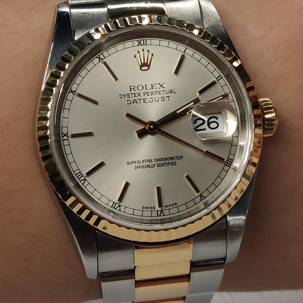 [WTS] Rolex Datejust 36 16233 two-tone oyster early 2000s. FULL box ...