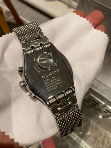 Swatch YVS453MB Mens Tv Time Watch | WatchCharts Marketplace