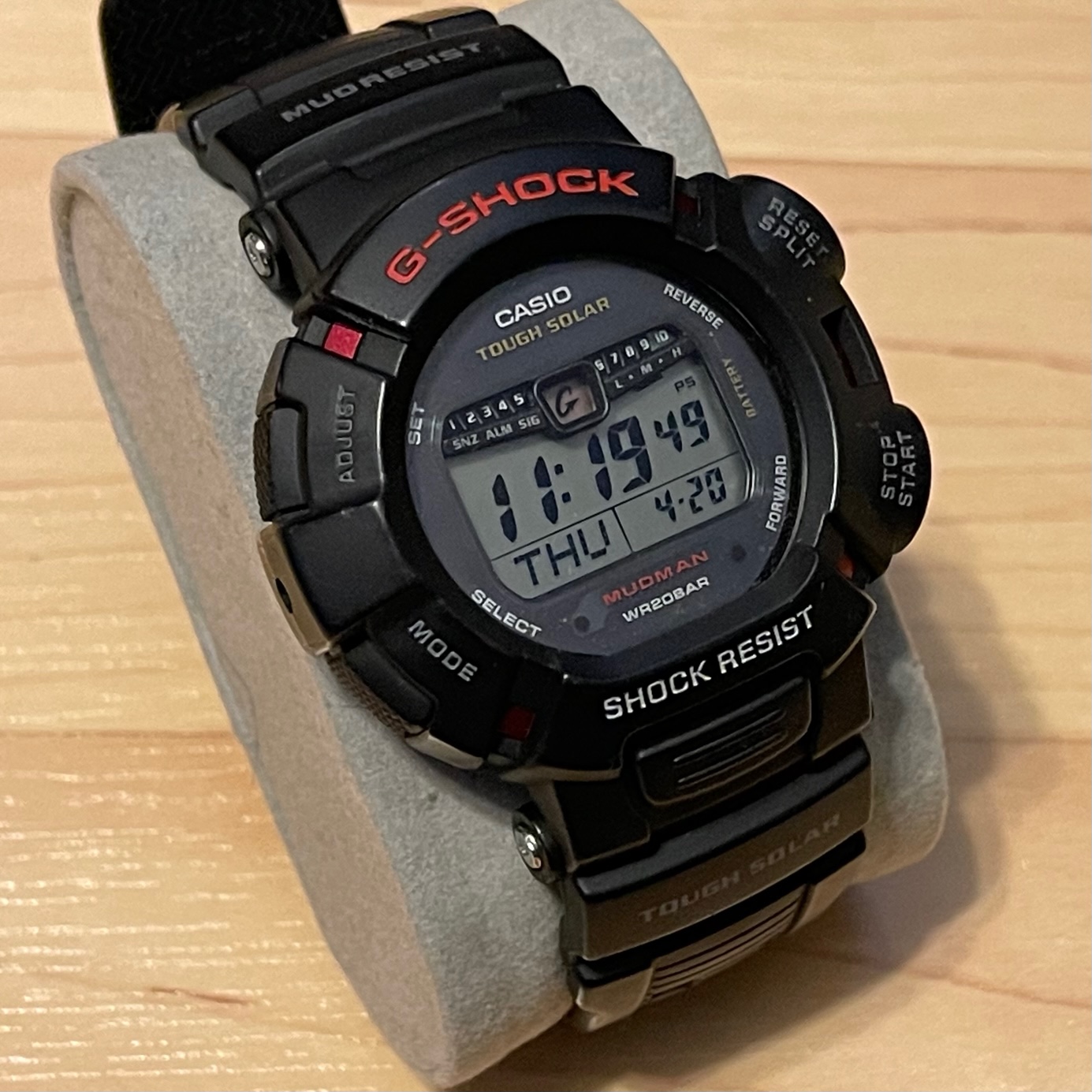 WTS Casio G Shock G 9010 1 Rally Timer Mudman Tough Solar Rare Vintage Digital Watch WatchCharts Marketplace