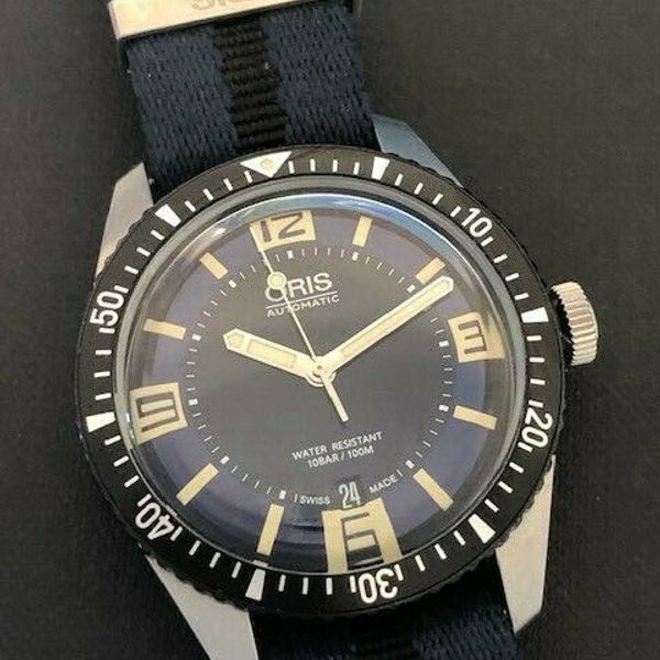 Oris Divers Sixty Five 65 Automatic Swiss Dive Watch Nato Strap 01 733