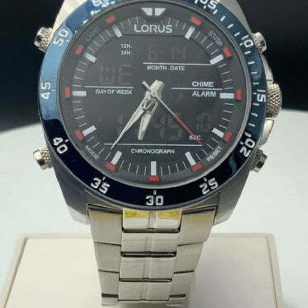 LORUS WATCH BY SEIKO MENS Z021-X006 ANALOGUE & DIGITAL