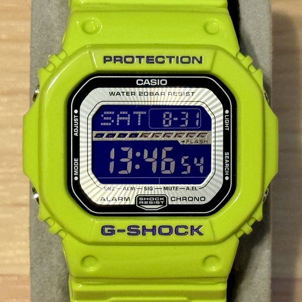WTS] Casio G-Shock GLS-5600V-3 G-LIDE Surf Yellow Nylon Band