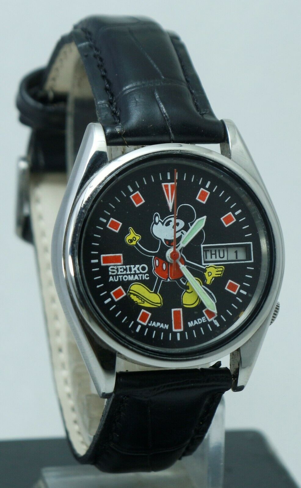 VINTAGE SEIKO 5 MEN'S MICKEY MOUSE DIAL AUTOMATIC 23 JEWELS 6349 GREAT WATCH  | WatchCharts