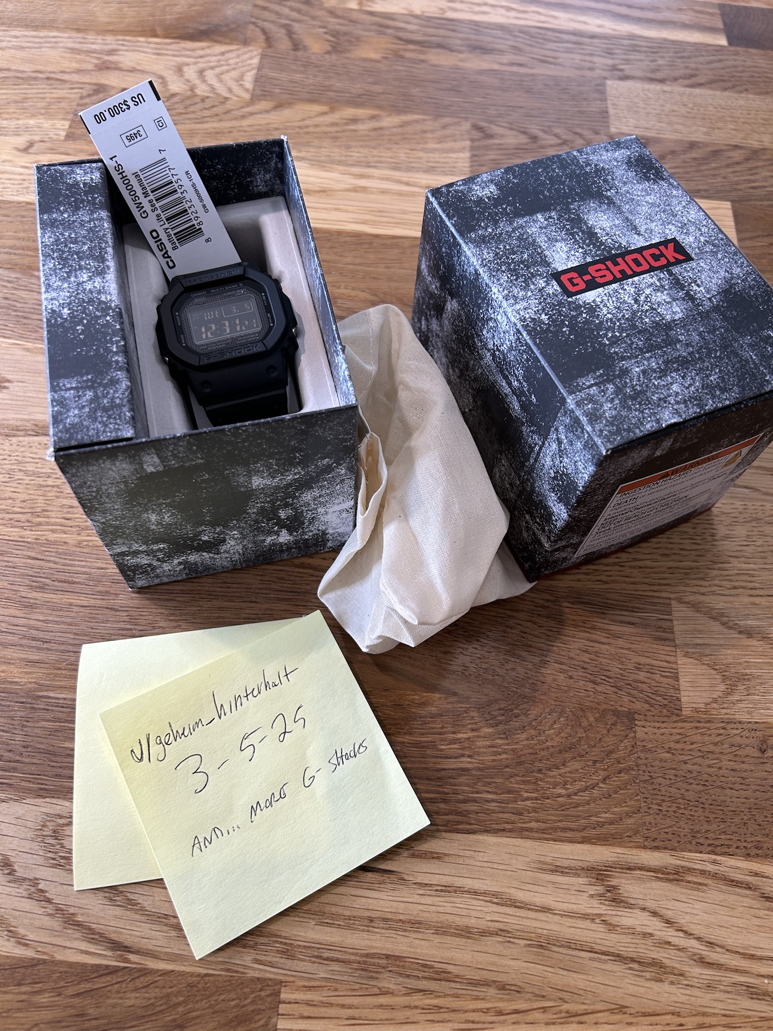 WTS] Casio G Shock GW-5000HS -1 new heritage series - Black