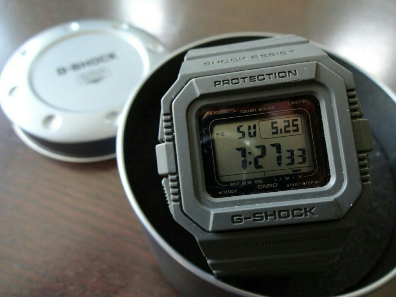 Rare Casio Grey G-Shock NYC City Code G-5500-TS-8 Solar Very