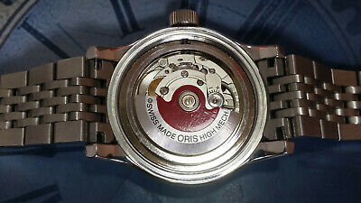 Oris 25J Automatic Eta 2846 Movement Mens Analog Calender Dial