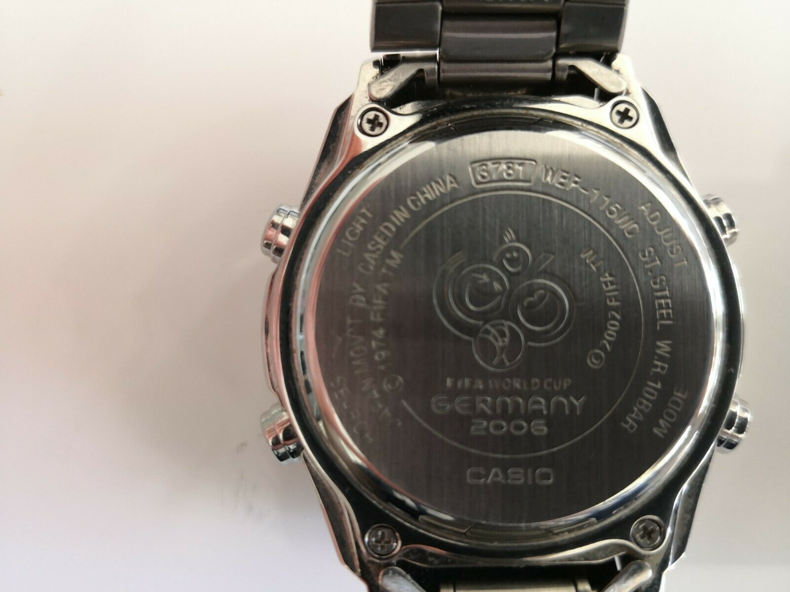 Casio Armbanduhr Sonderedition Fifa World Cup 2006 Germany WEF