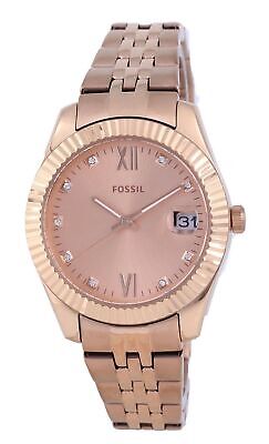 Fossil Scarlette Mini Rose Gold Tone Stainless Steel Quartz ES4898