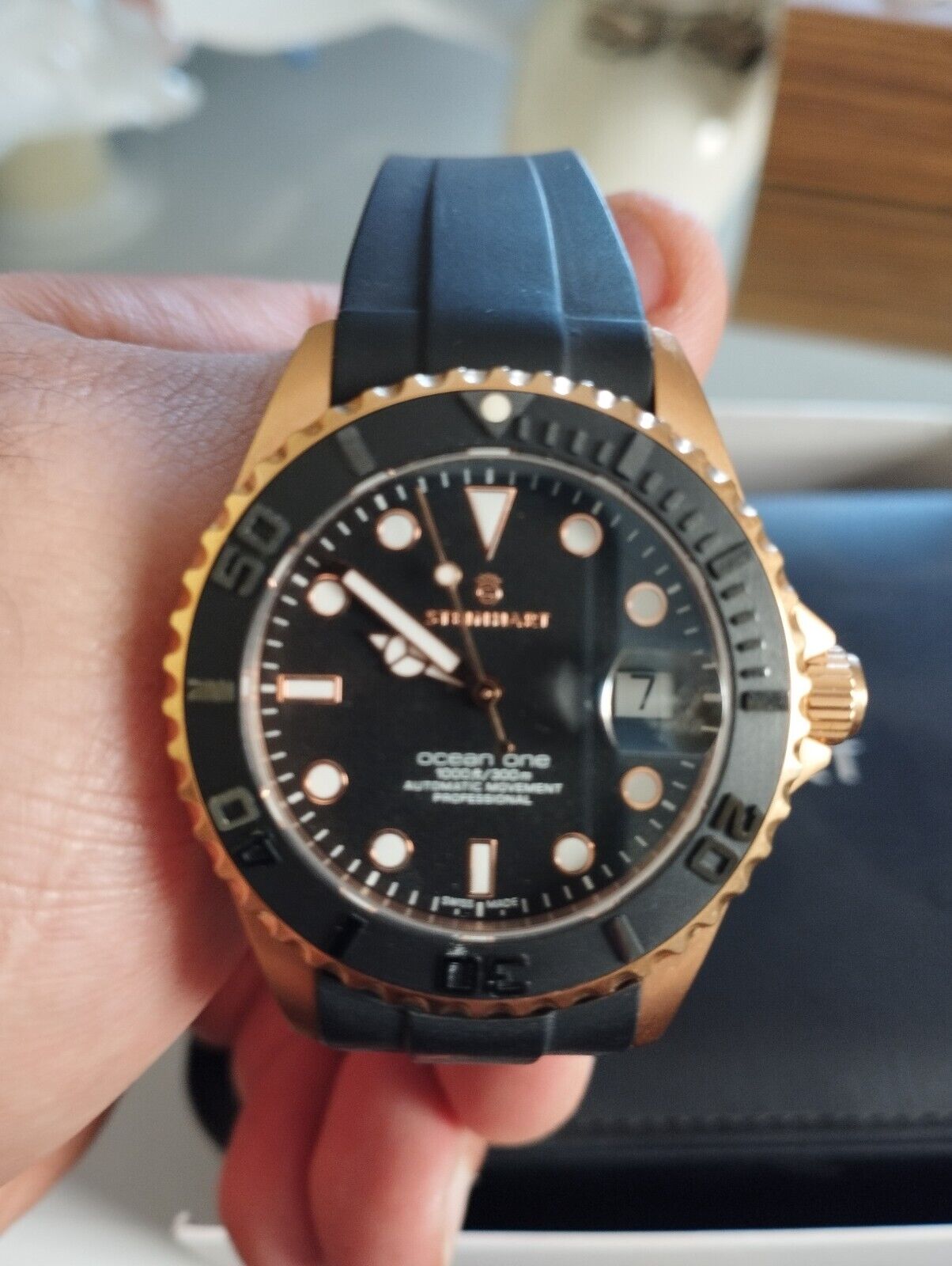 Steinhart ocean one pink gold online ceramic