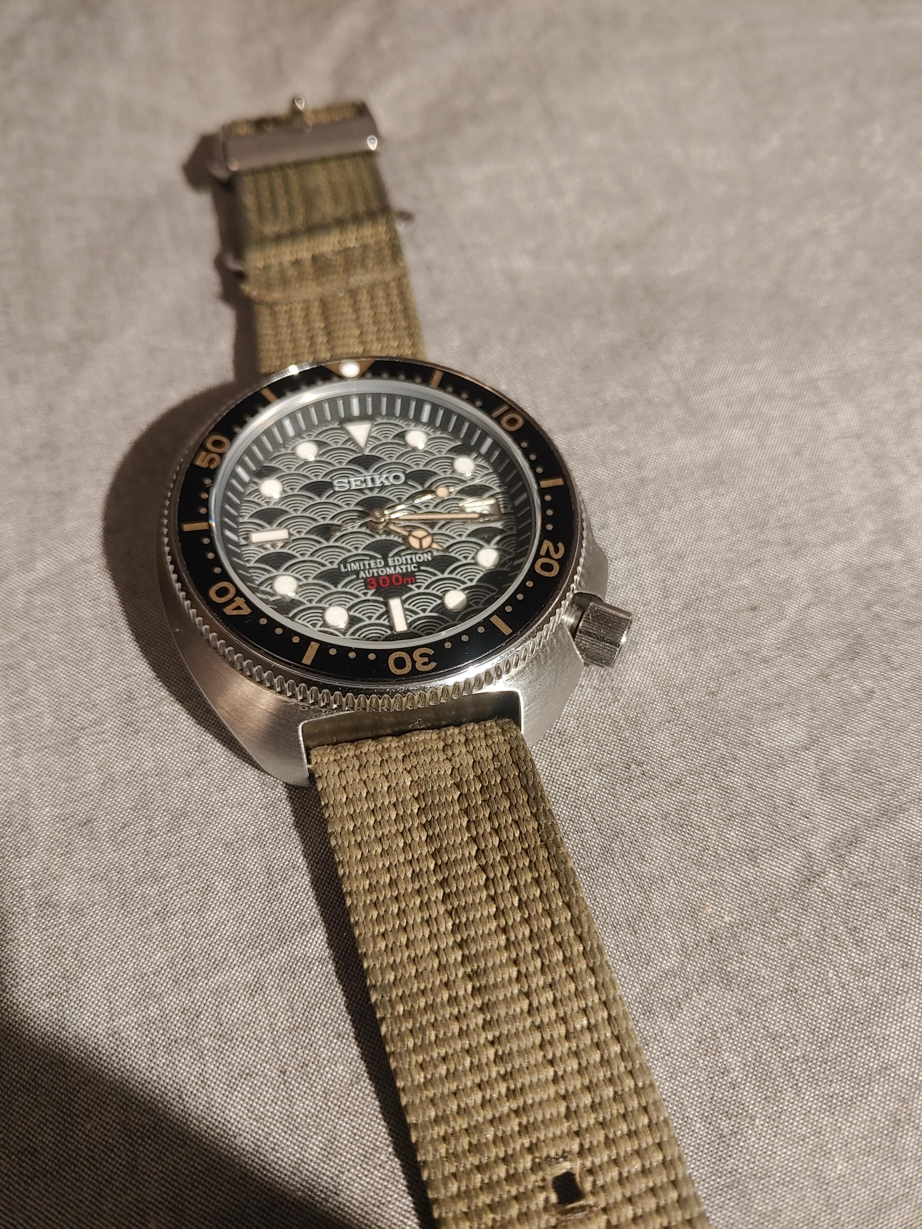 WTS] Custom Seiko 6105 build with sapphire crystal and NH35 movement |  WatchCharts