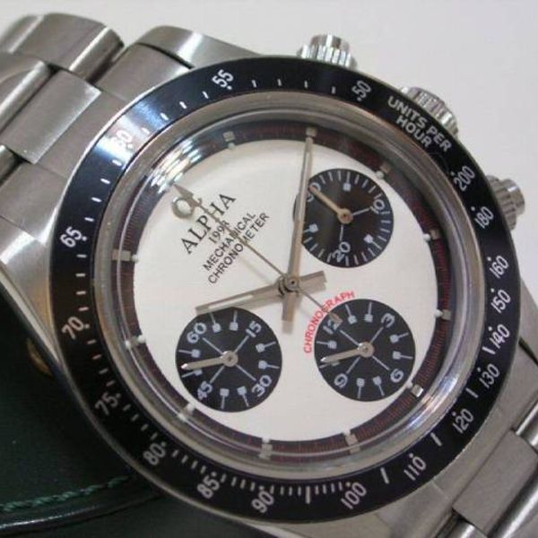 Alpha Dial FS Alpha 30 Min Chrono Newman Cream dial | WatchCharts Marketplace