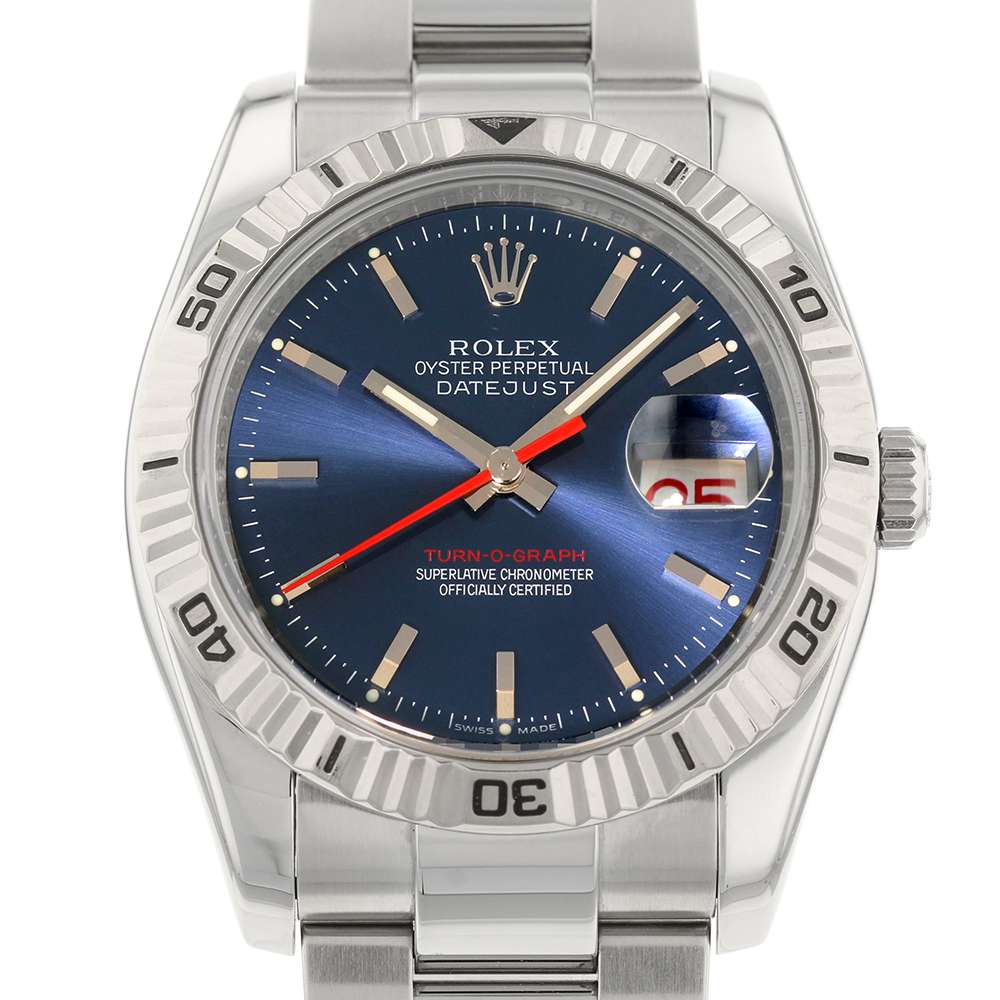 Rolex turn store o graph blue