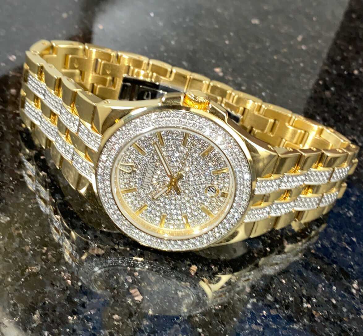 Bulova iced watch on sale