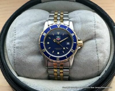 IOB Ladies TAG Heuer WD1423 G20 Blue Dial Two Tone 1500