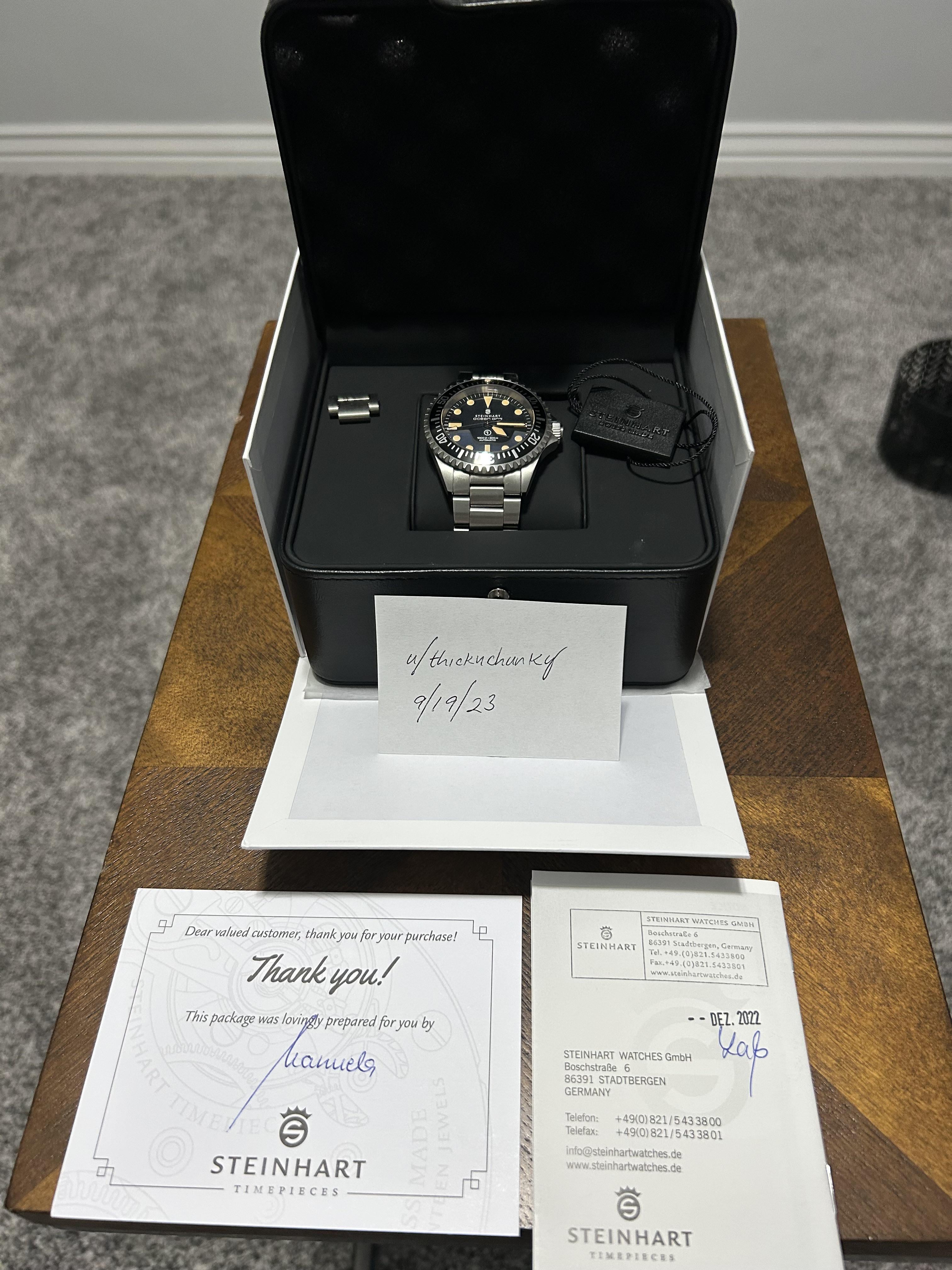 Closer Look: Steinhart Ocean One Vintage GMT Two-Tone - Gnomon Watches