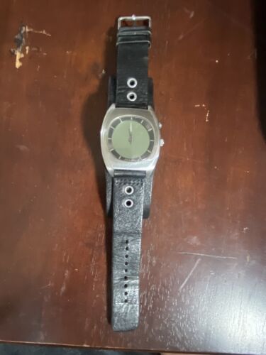 Fossil BIG TIC JR- 8458 Leather Band (AS IS- Not Working